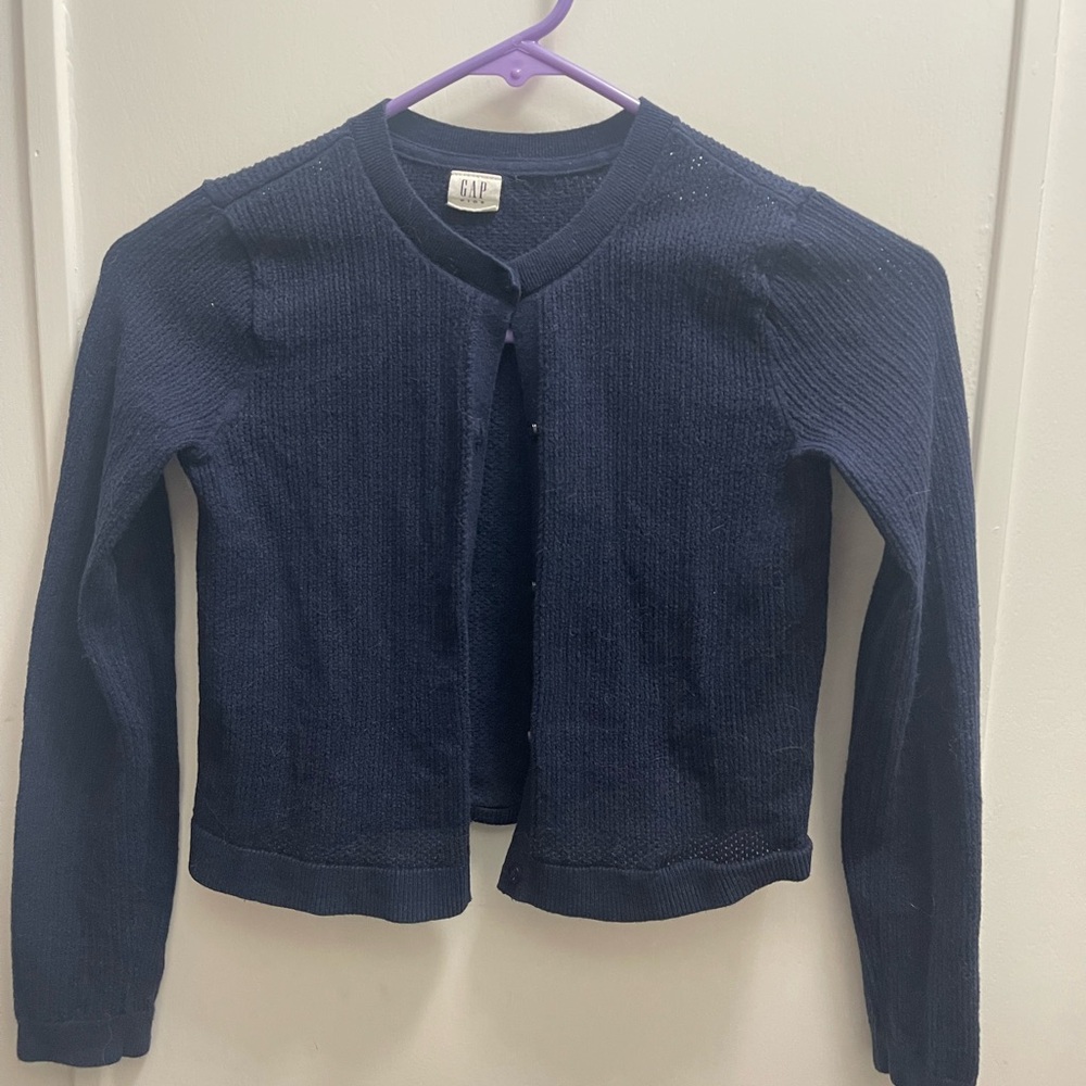 GAP Deep Blue Knit Cardigan